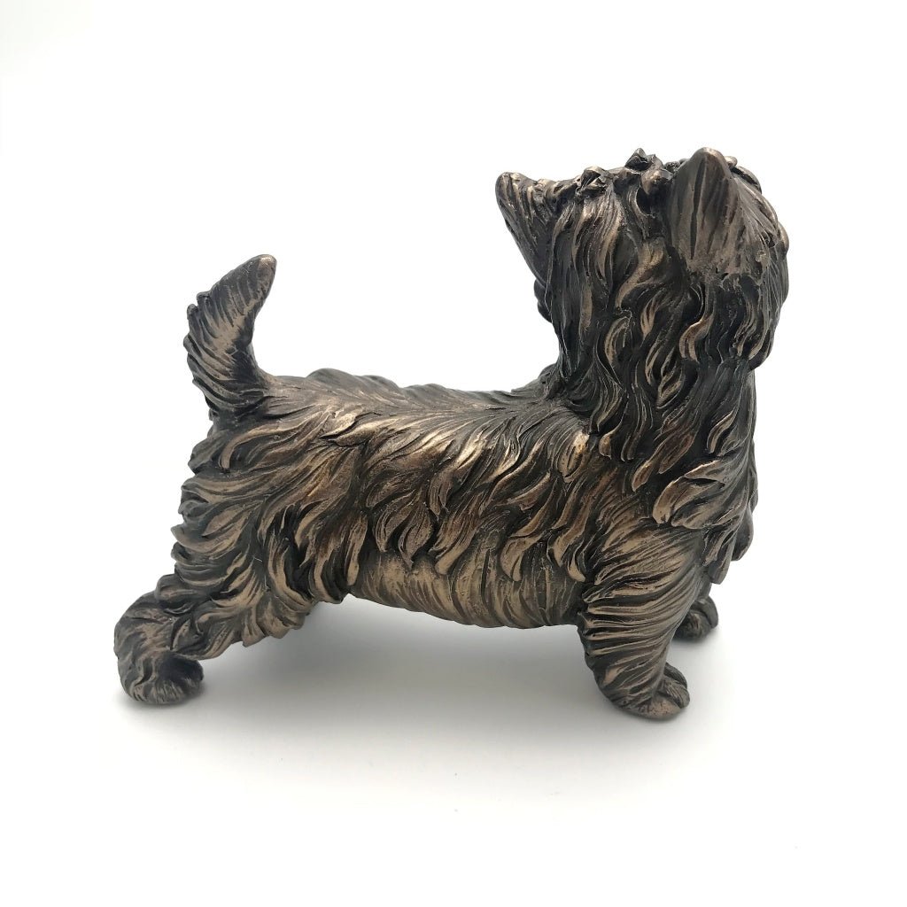 West Highland Terrier Dog Figure Cold Cast Bronze Westie