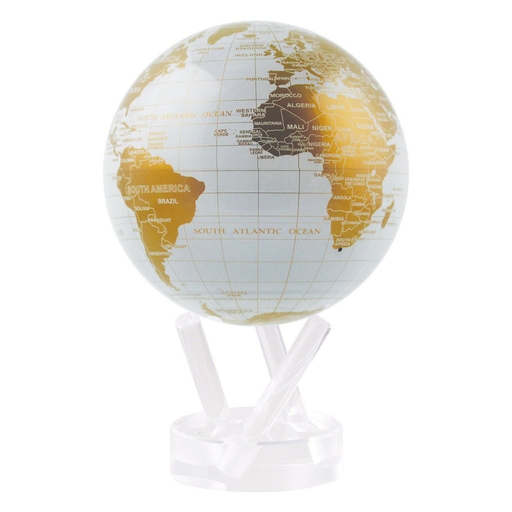MOVA White & Gold 4.5" Globe