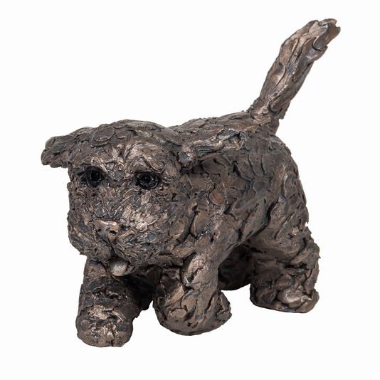 Frith - Winnie Running Cockapoo Dog Sculpture By Adrian Tinsley