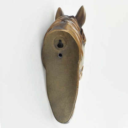 Horse Head Bronze Wall Coat Hook