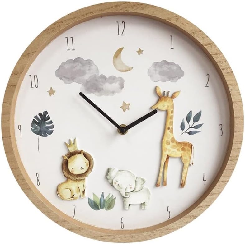 Little Moments Animal Wall Clock 30 cm