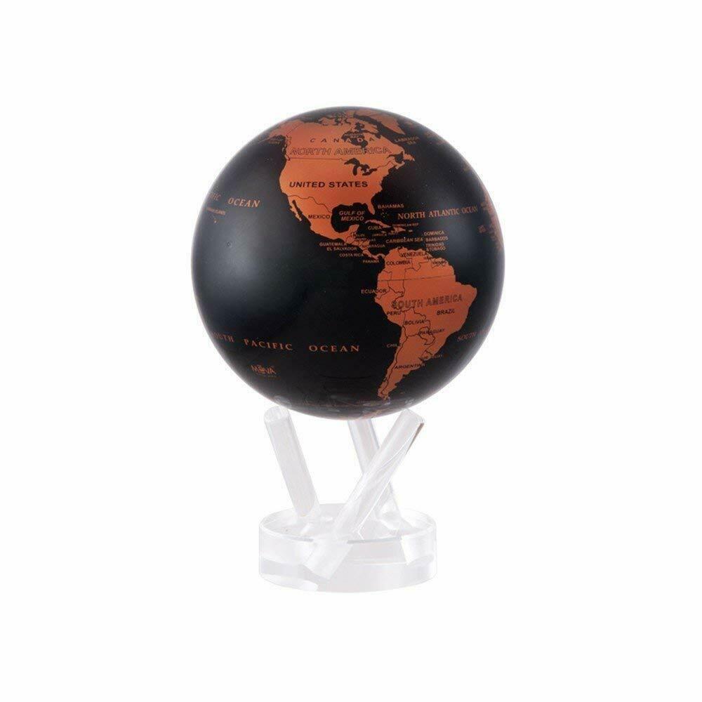 MOVA Black with Copper Map 4.5" Globe