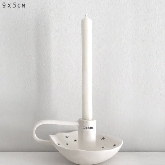 Porcelain Candle Holder Dream By East Of India