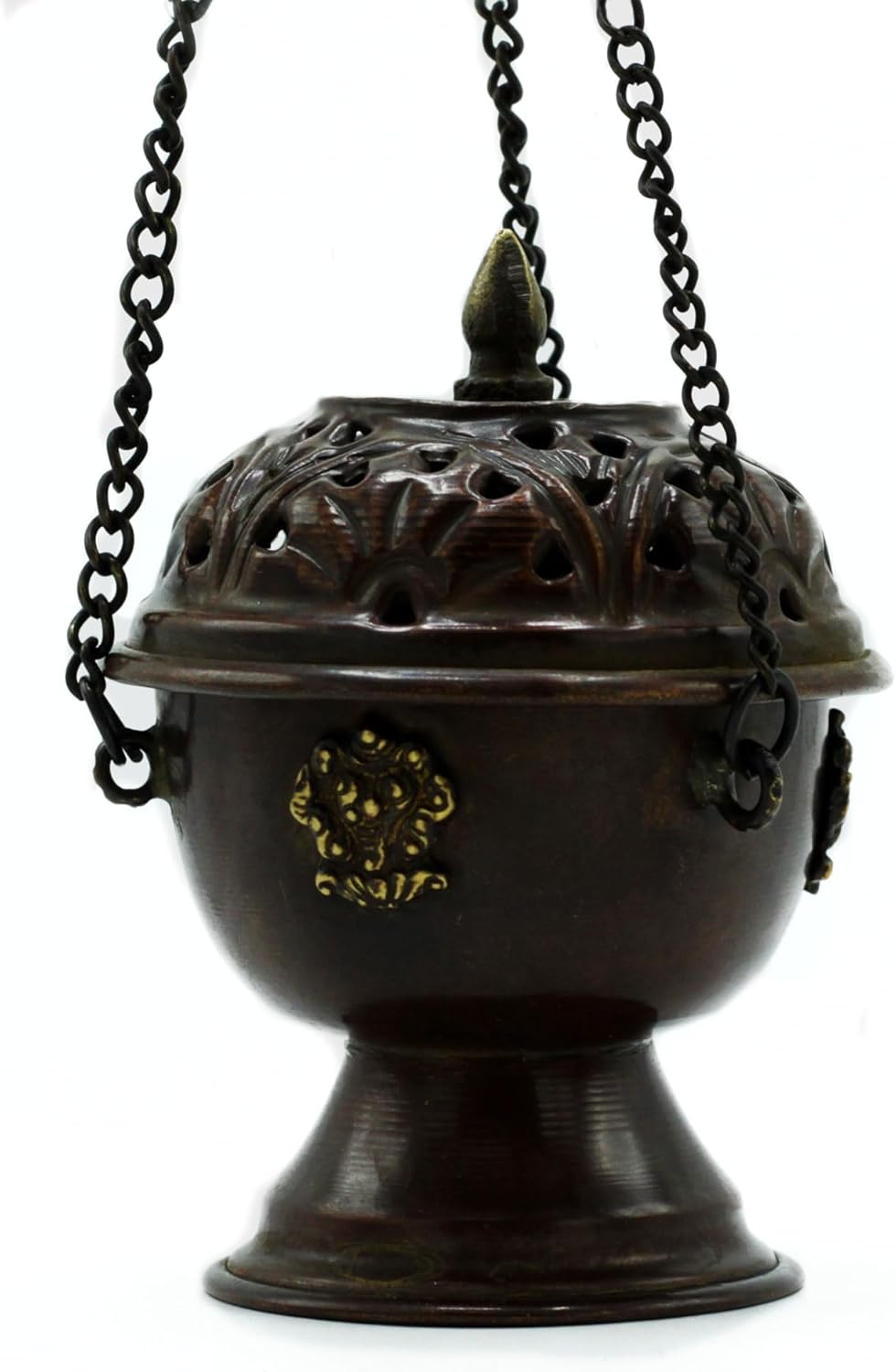 Copper Tibetan Incense Burner Classic Hanging