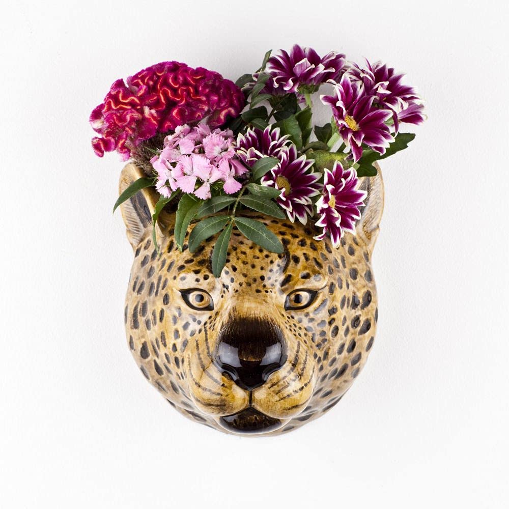 Leopard Wall Vase
