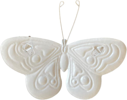 Butterflies X 8 Outdoor Metal Butterfly Garden Wall Art Decoration Blue & Pink