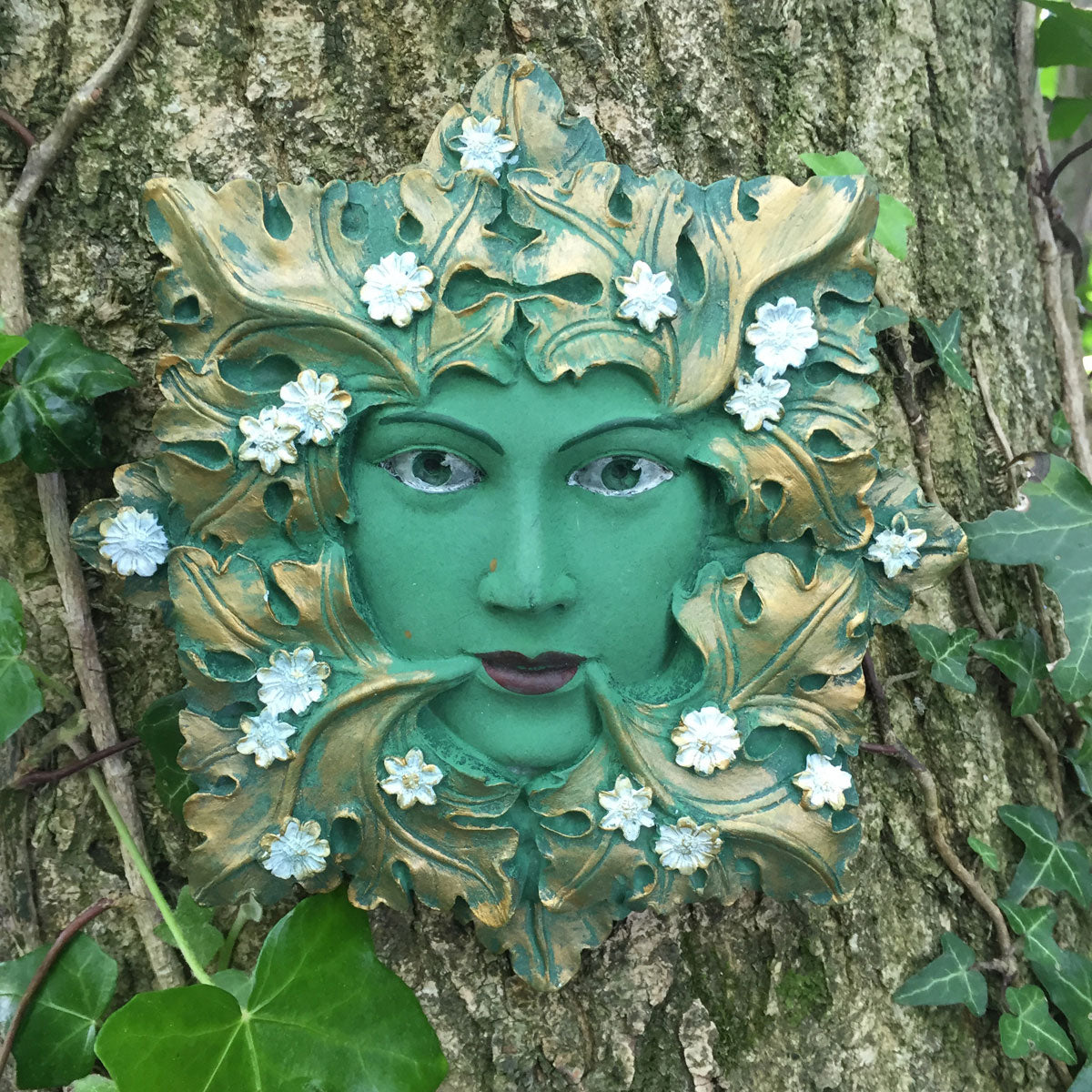 Green Flora Garden Wall Plaque, The Greenwood Tree