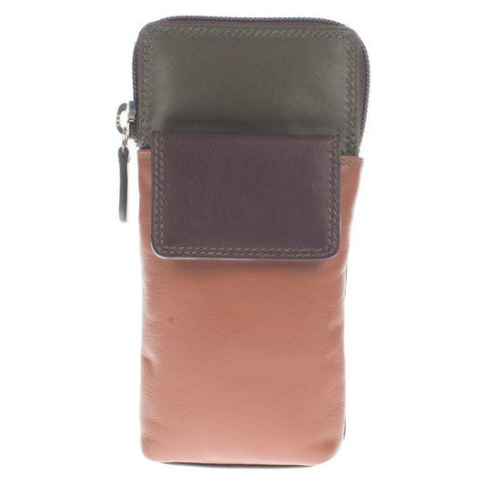 Leather Glasses Case With Zip Top By Golunski - Cappuccino