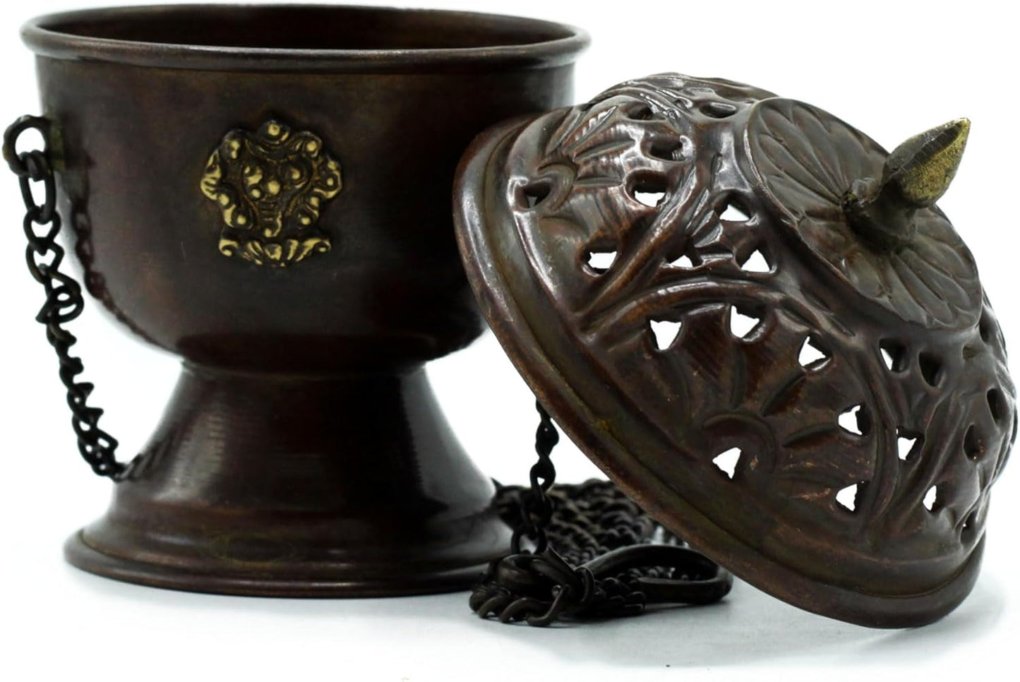 Copper Tibetan Incense Burner Classic Hanging