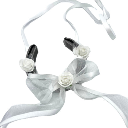 Wedding Good Luck Gift Lucky Real Pony Horseshoe White Roses