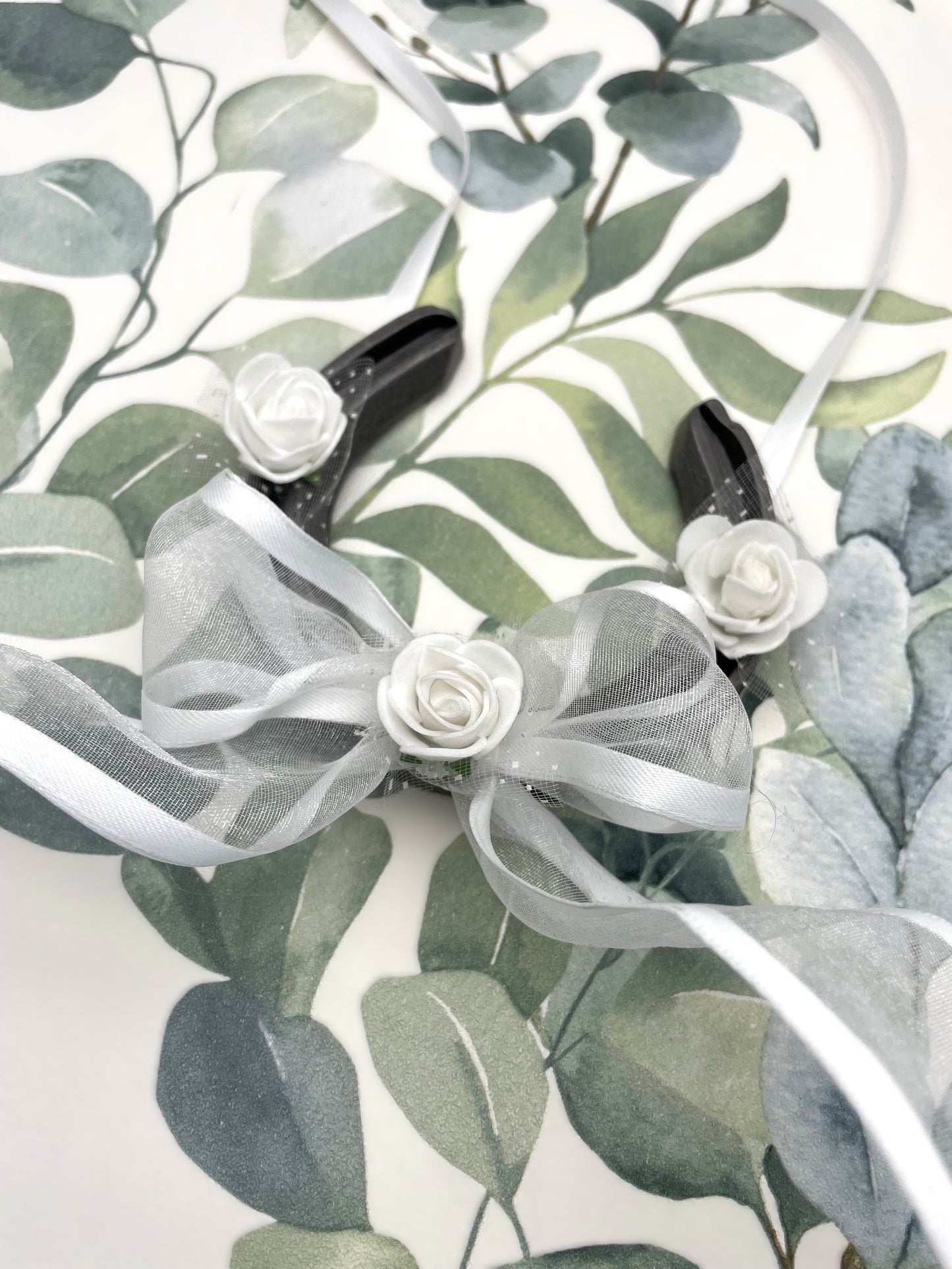 Wedding Good Luck Gift Lucky Real Pony Horseshoe White Roses