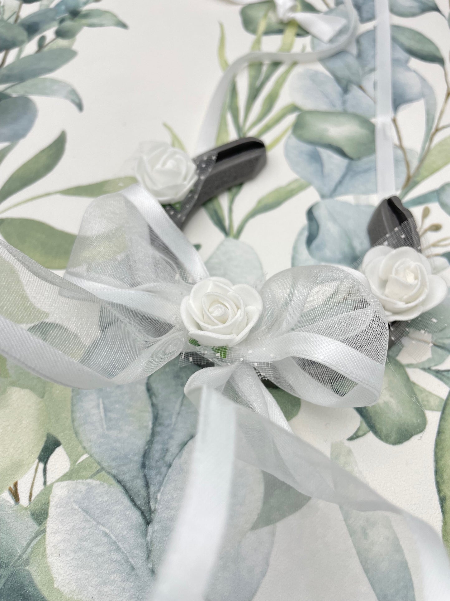 Wedding Good Luck Gift Lucky Real Pony Horseshoe White Roses