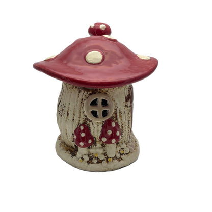 Toadstool House Tealight Candle Holder