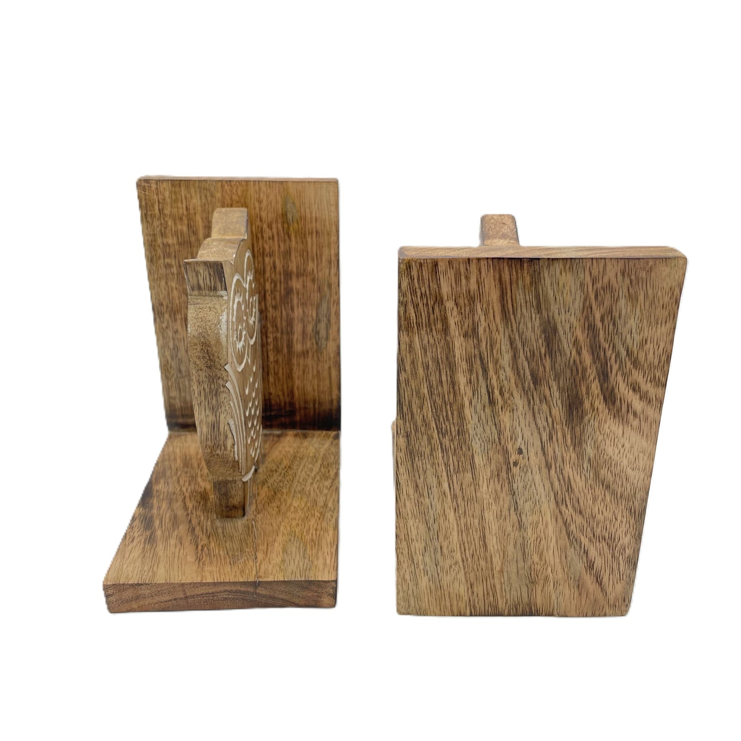 Wooden Owl Bookends Fair Trade Gift
