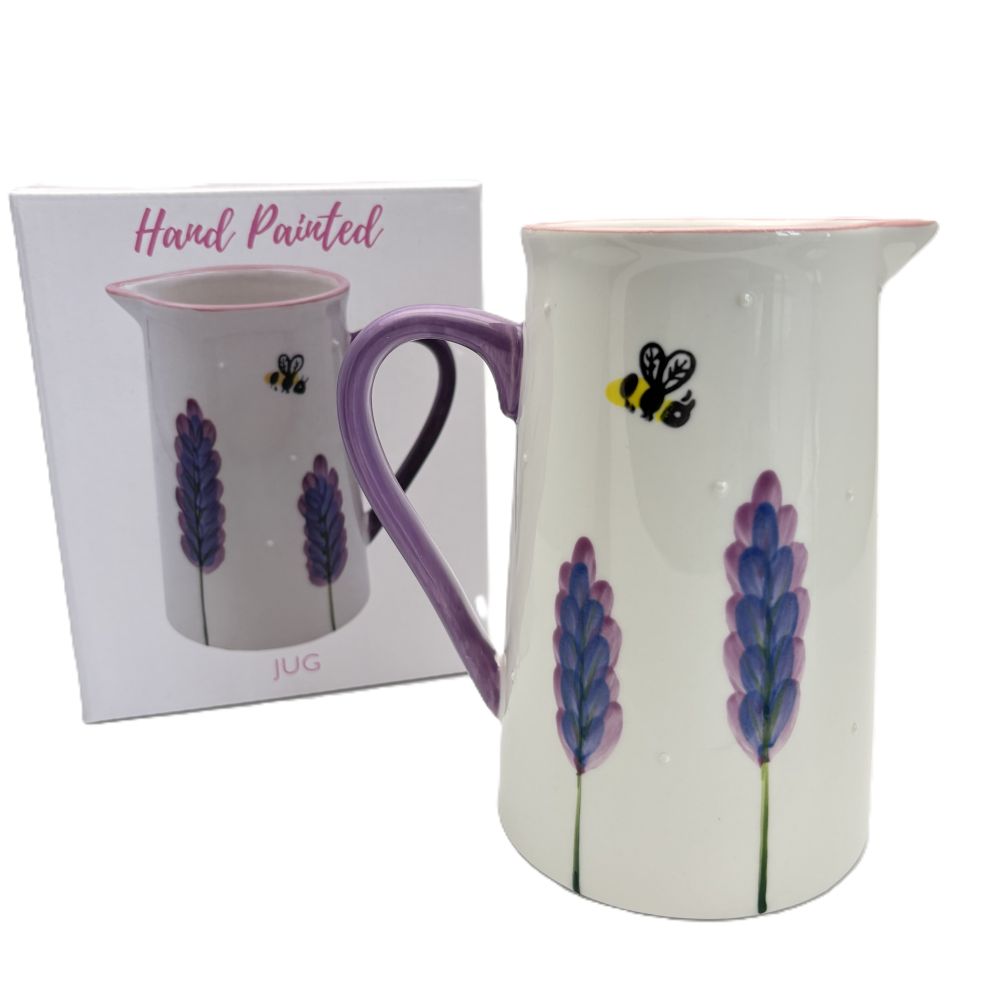 Lynsey Johnstone Lavender & Bee Jug Ceramic Jug for Multiple Use