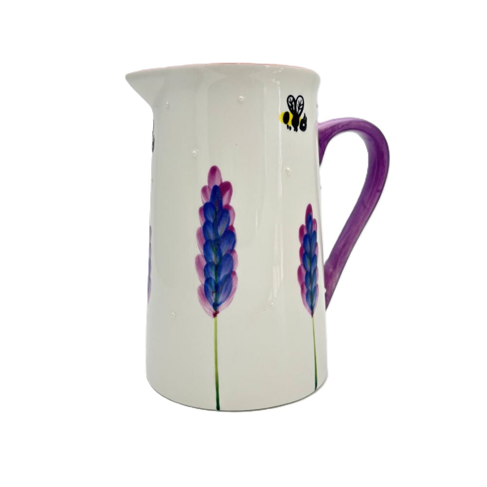 Lynsey Johnstone Lavender & Bee Jug Ceramic Jug for Multiple Use