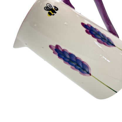 Lynsey Johnstone Lavender & Bee Jug Ceramic Jug for Multiple Use