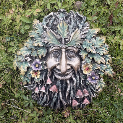 Greenman Rugosa Garden Wall Plaque Veronese Design