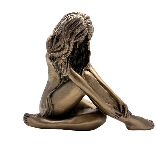 Sara Frith Sculpture In Cold Cast Bronze Nude Figure