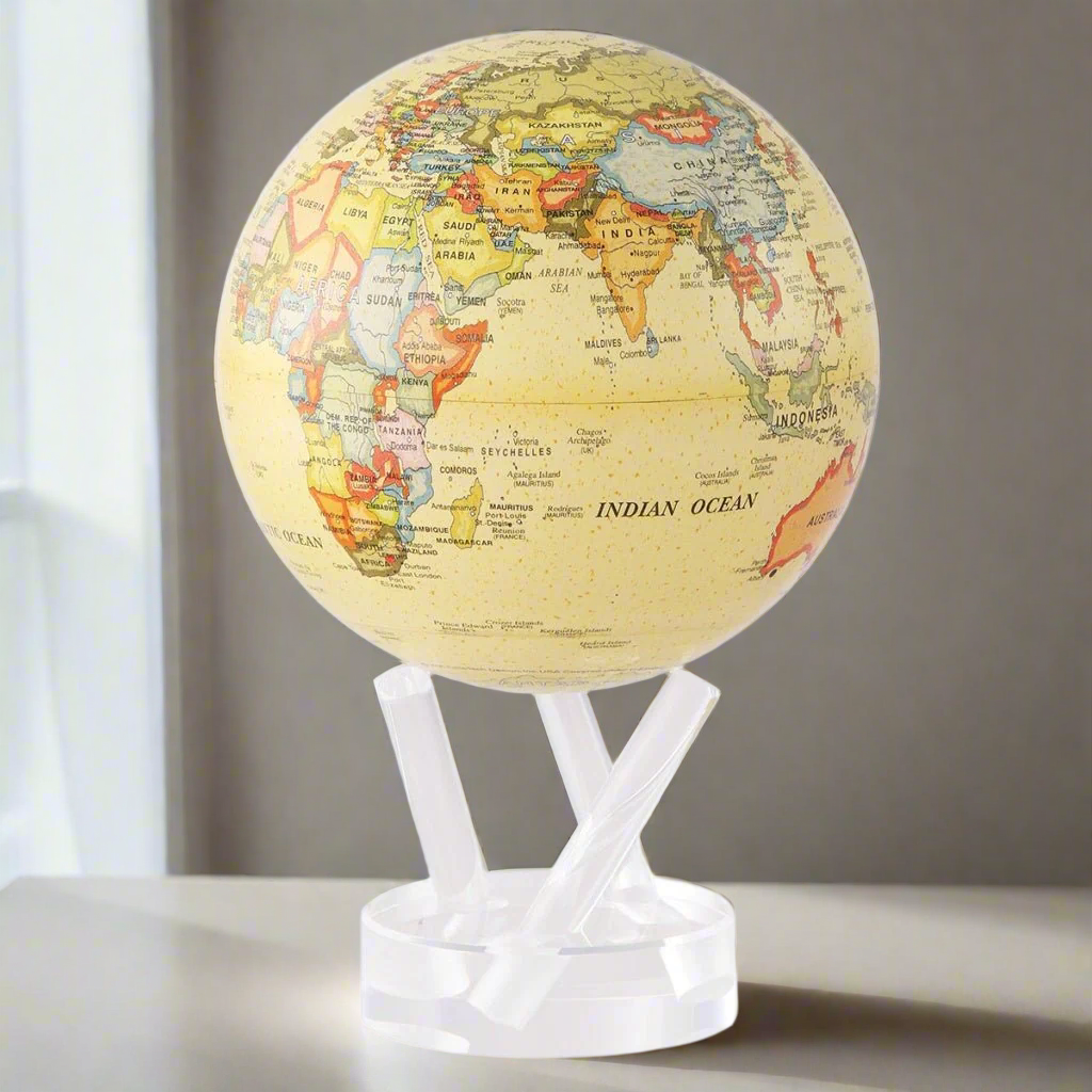 MOVA Antique Beige Map 4.5" Globe