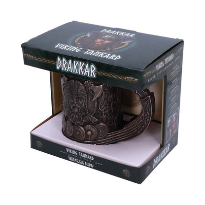 Viking Tankard Drakkar Dragon Boat With Lining