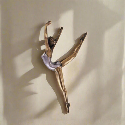 Ballerina Dancer On Point Wall Plaque Art Deco Style