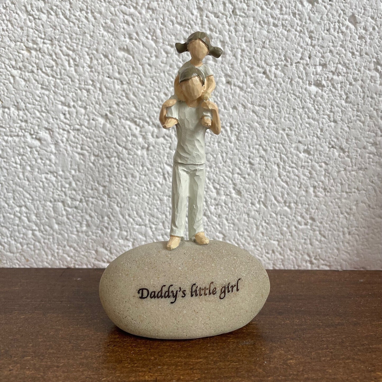 Daddy's Little Girl Sentimental Pebble Figure