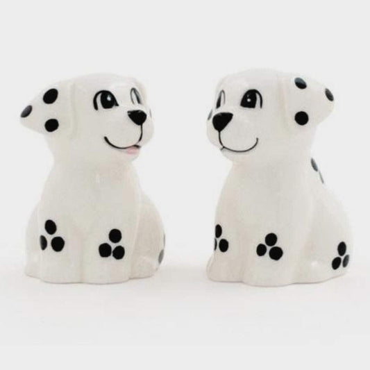 Dalmatian Dog Salt & Pepper Shaker Set Fair Trade Spotty Dogs