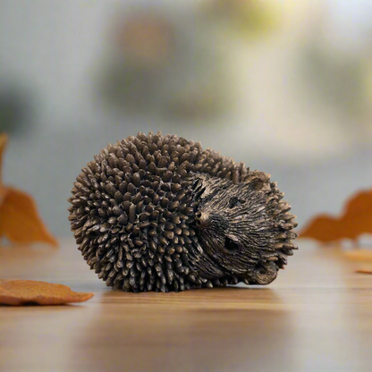 Frith - Dizzy Baby Hoglet Hedgehog Sculpture By Thomas Meadows