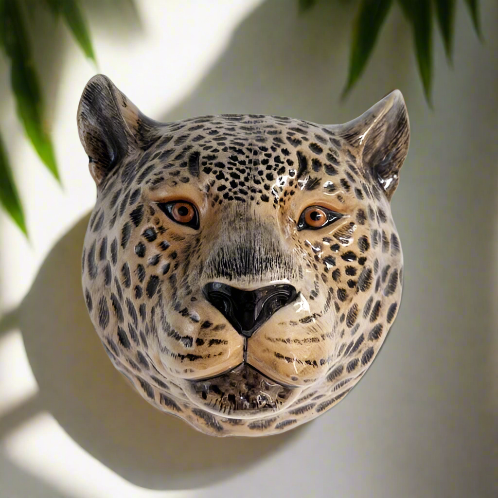 Leopard Wall Vase