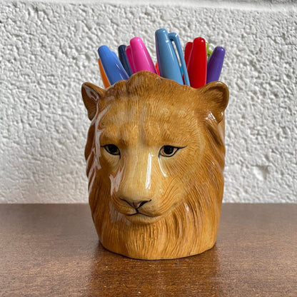 Lion Pencil Pot