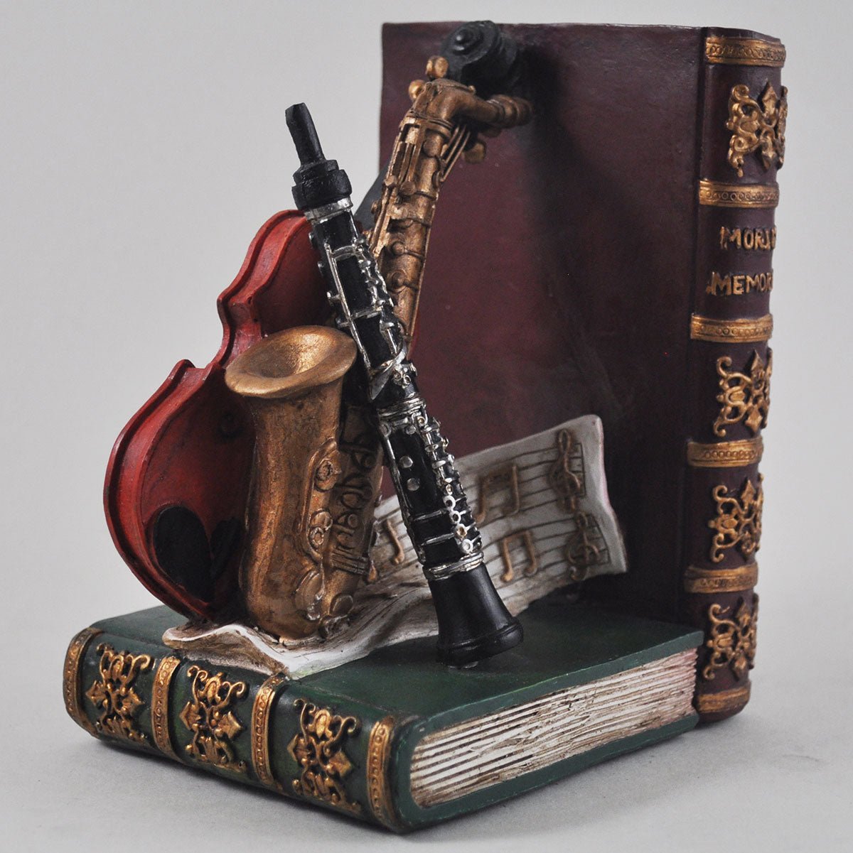 Classical Musical Instruments Shelf Tidy Bookends