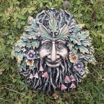 Greenman Rugosa Garden Wall Plaque Veronese Design