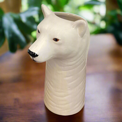 Polar Bear Flower Vase