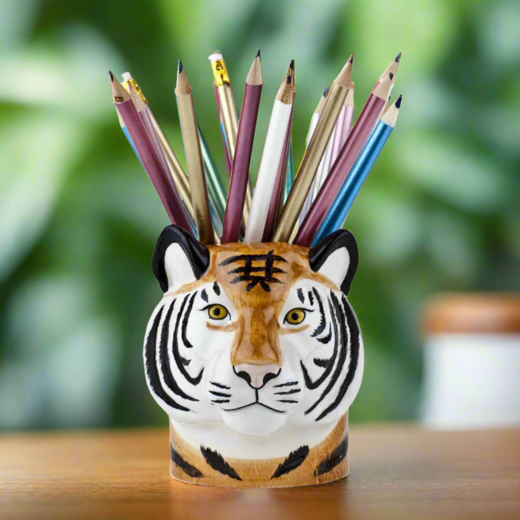 Tiger Pencil Pot