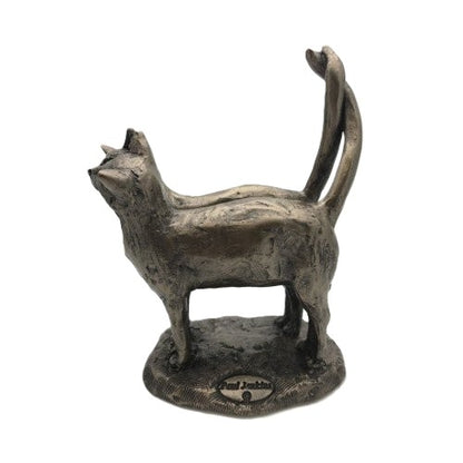 Frith - Two's Company Double Cat Sculpture By Paul Jenkins