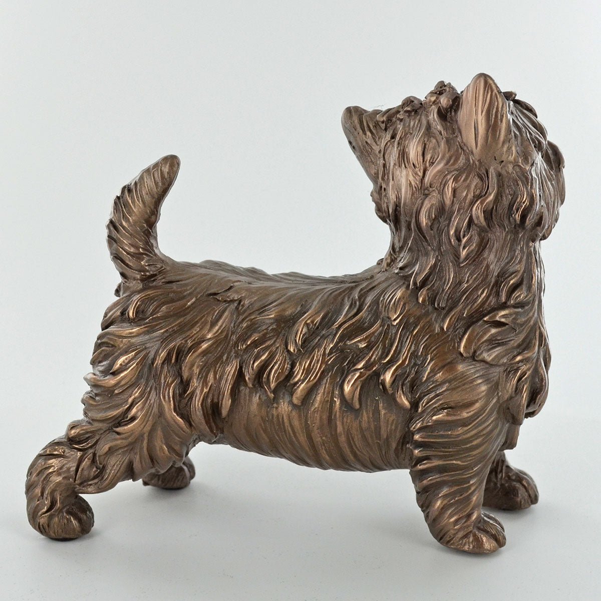 West Highland Terrier Dog Figure Cold Cast Bronze Westie