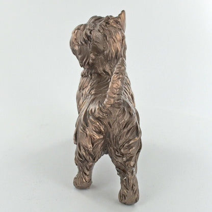 West Highland Terrier Dog Figure Cold Cast Bronze Westie