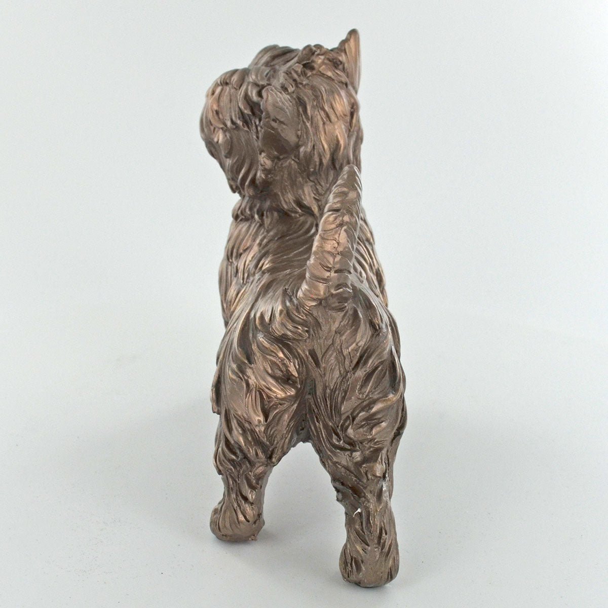 West Highland Terrier Dog Figure Cold Cast Bronze Westie