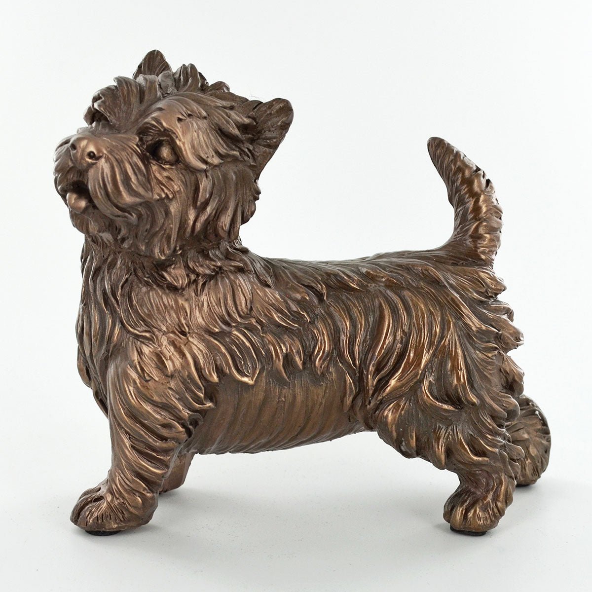 West Highland Terrier Dog Figure Cold Cast Bronze Westie