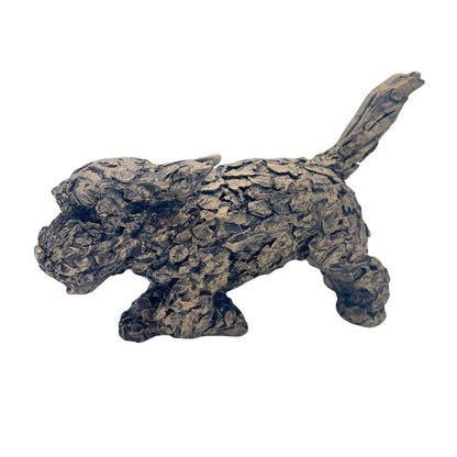 Frith - Winnie Running Cockapoo Dog Sculpture By Adrian Tinsley