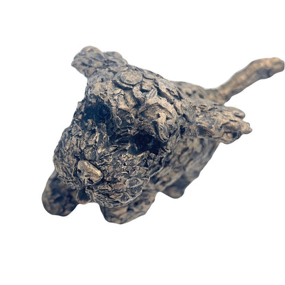 Frith - Winnie Running Cockapoo Dog Sculpture By Adrian Tinsley