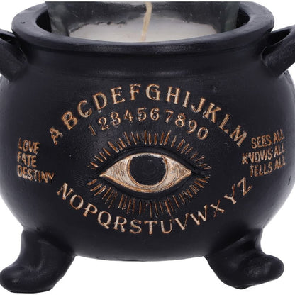 Seeing Eye Witches Cauldron Tealight Candle Holder