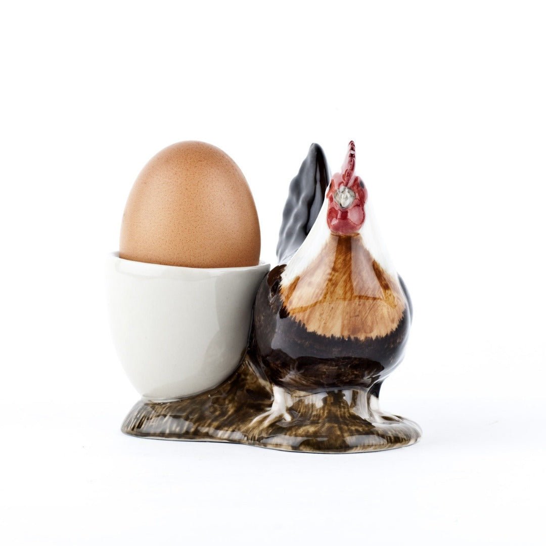 Dorking Hen with Egg Cup