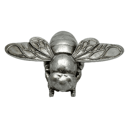 Silver Bee Hanging Or Free Standing Ornament 20 cm