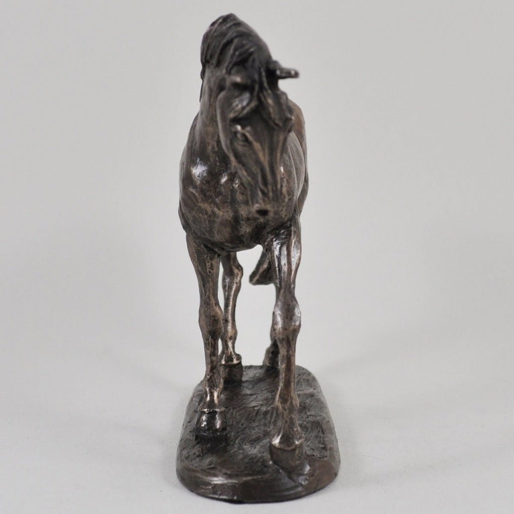 Horse Figure Signed Harriet Glen Cold Cast Bronze Nobility