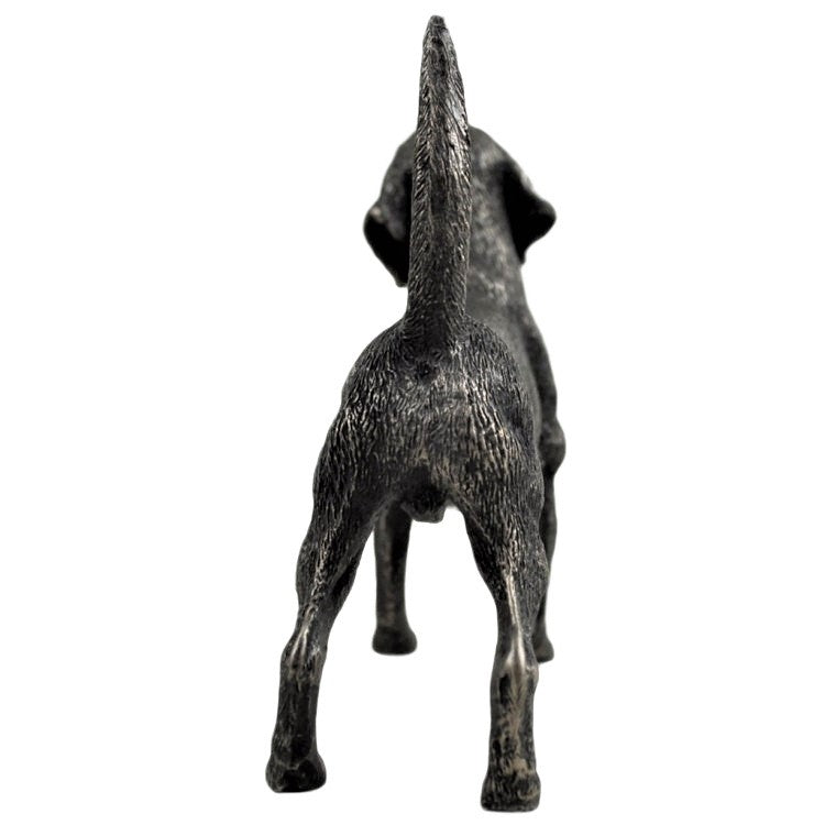 Beagle Dog Figure Cold Cast Bronze