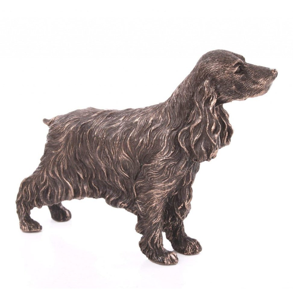 Cocker Spaniel Dog Figure Cold Cast Bronze