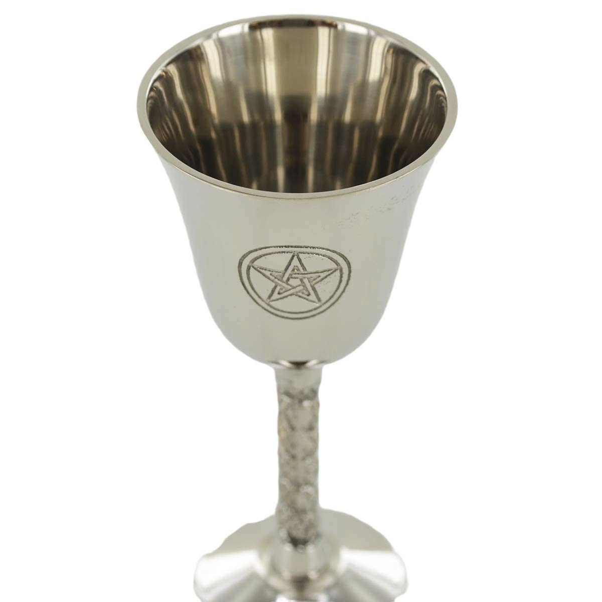 Nickel Goblet Cup Pentagram Symbol