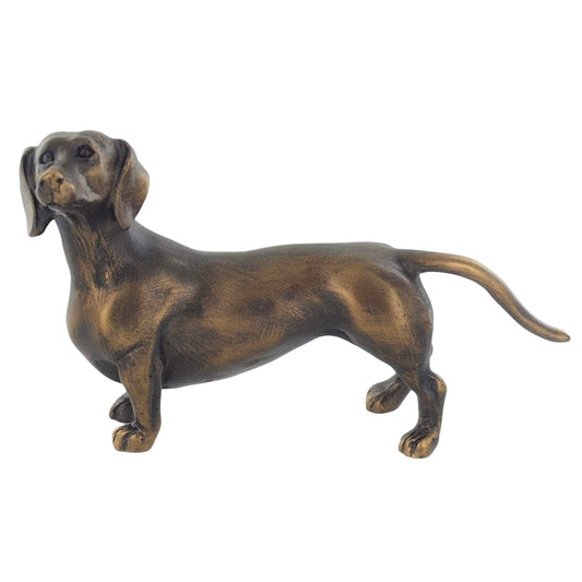 Dachshund Dog Figure Bronze Effect By Harriet Glen